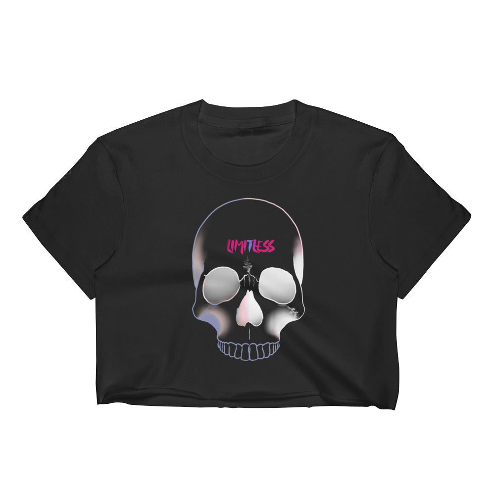 SKULL'D WOMENS CROP TOP