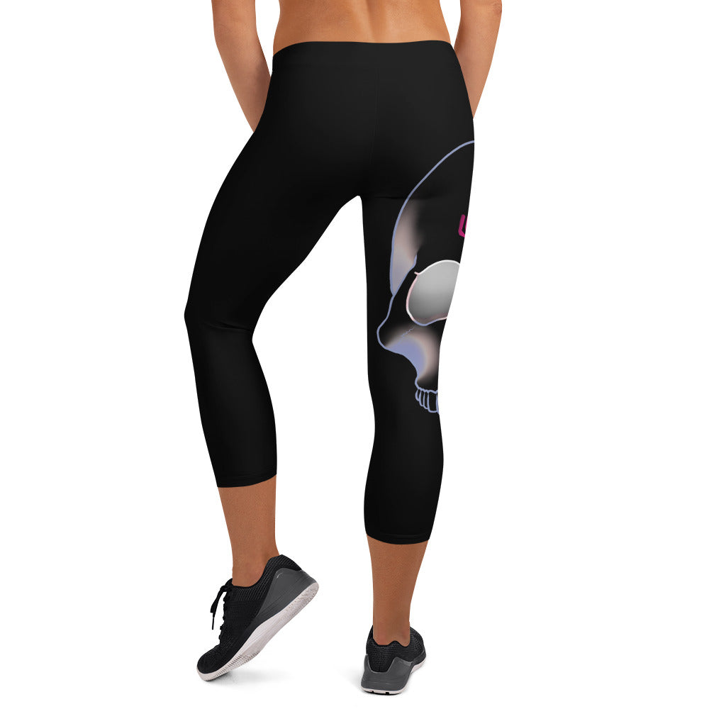 SKULL'D CAPRI LEGGINGS